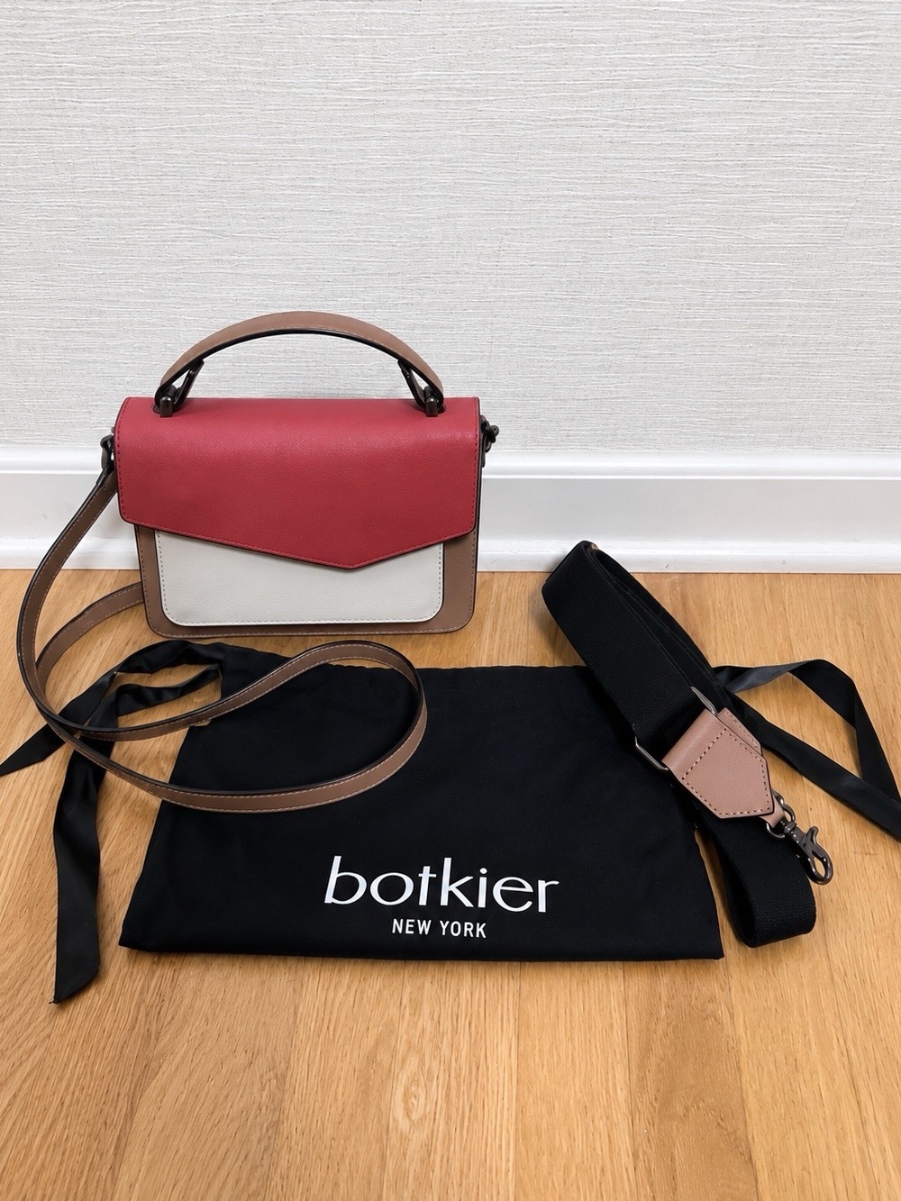 Botkier New York Leather Top Handle Crossbody Satchel